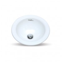 PRODUCT IMAGE: SINK ROUND CERAMIC 12.44" TMC